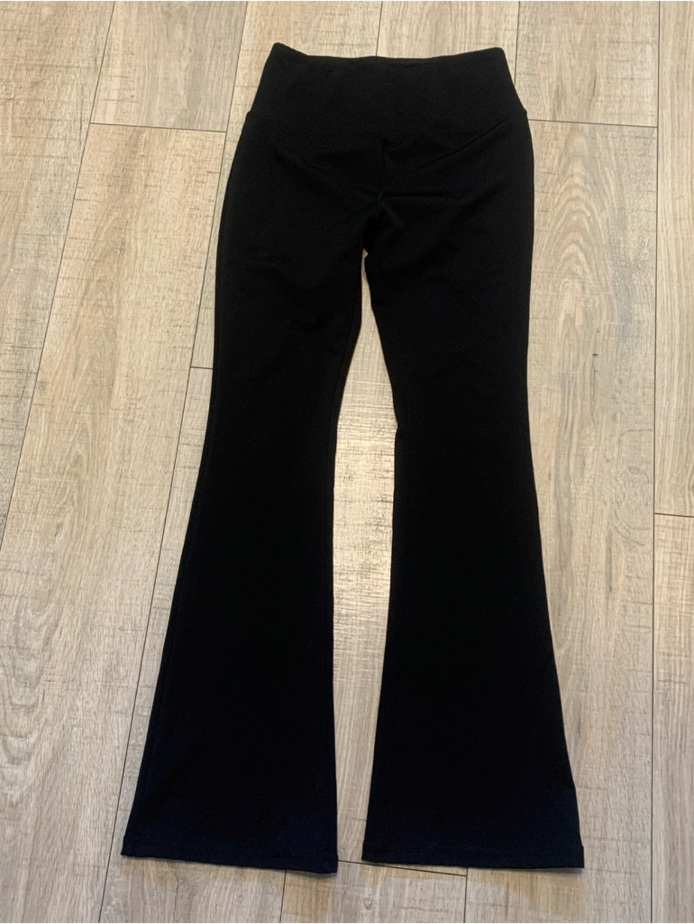 Black Flared Yoga Pants